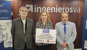 ingenierosVA dona 2.000 euros a Cruz Roja para apoyar a los afectados por la DANA