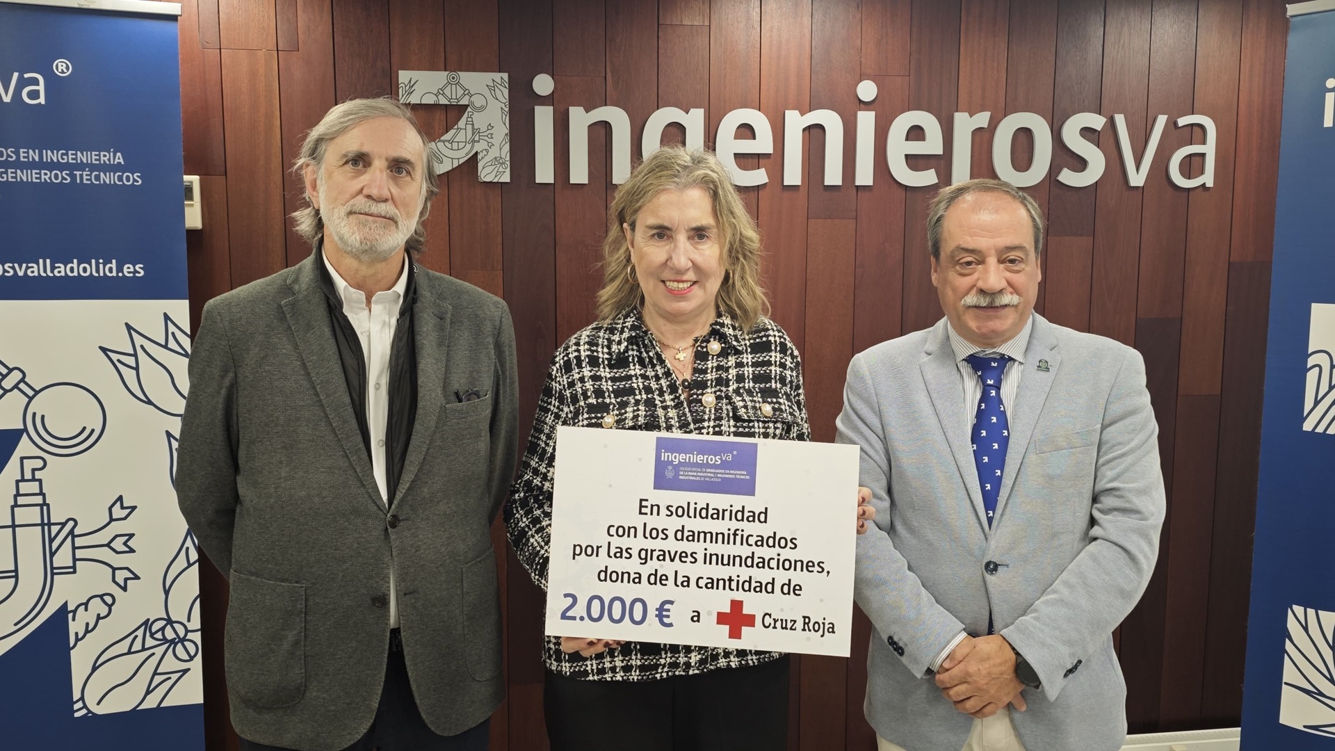 ingenierosVA dona 2.000 euros a Cruz Roja para apoyar a los afectados por la DANA