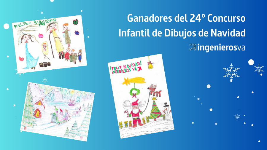 ganadores del 24º Concurso Infantil de Dibujos de Navidad